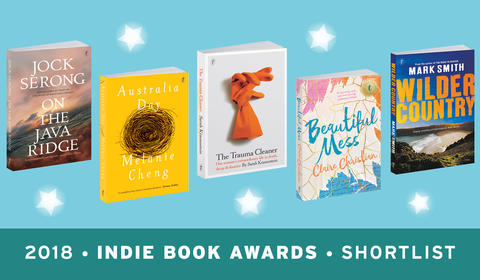 Five Text Authors on the 2018 Indies Shortlist!