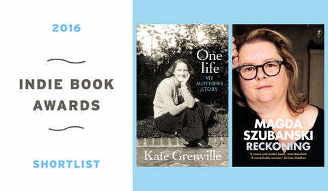 Reckoning and One Life on the 2016 Indie Book Awards Shortlist for Non-Fiction