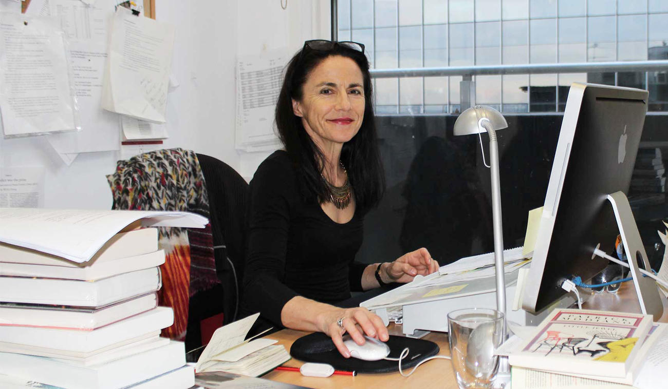 Penny Hueston at her editor's desk