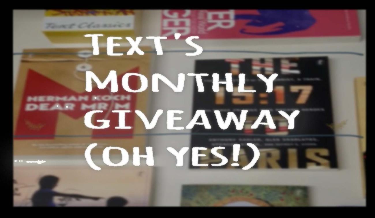 Text Publishing September Giveaway