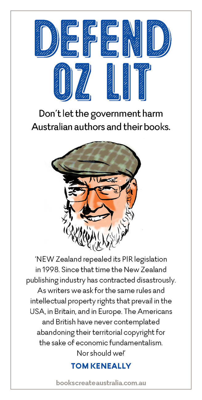 Tom Keneally Defends Oz Lit