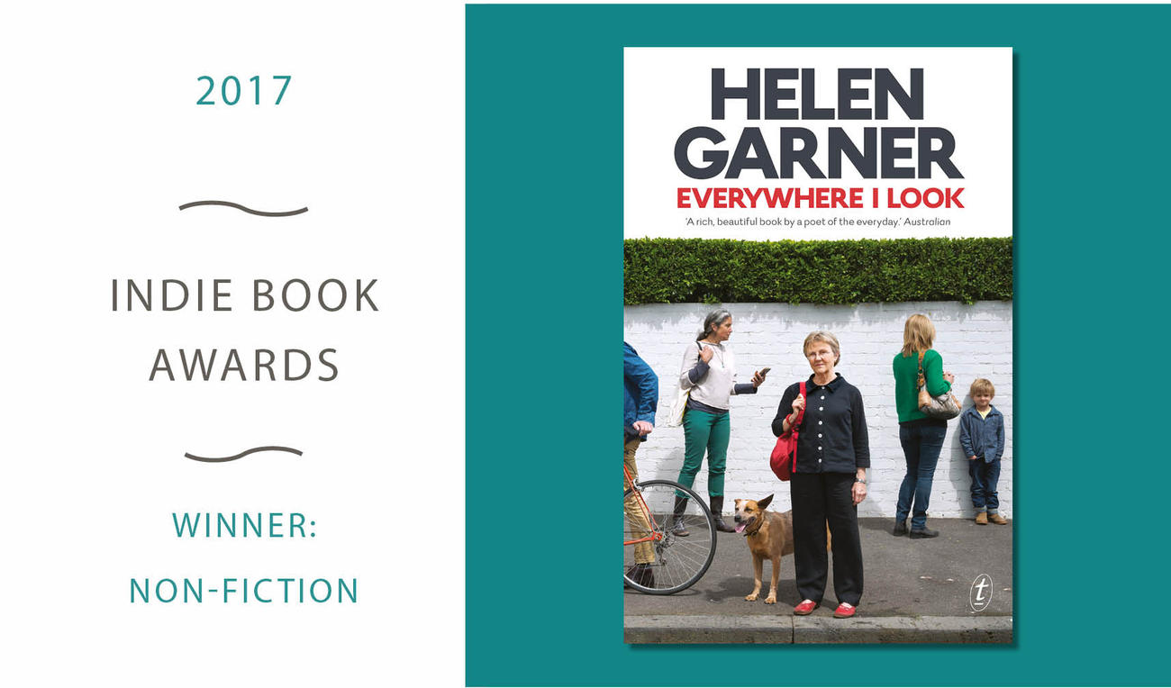 Text Publishing — Helen Garner wins the 2017 Indie Book Awards